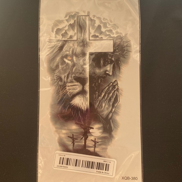 Half Sleeve Temporary Tattoo - Picture 1 of 1